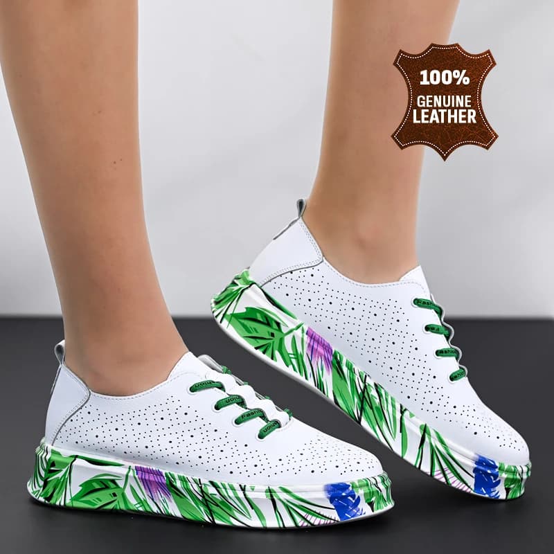 Čevlji naravno usnje W595002 Green