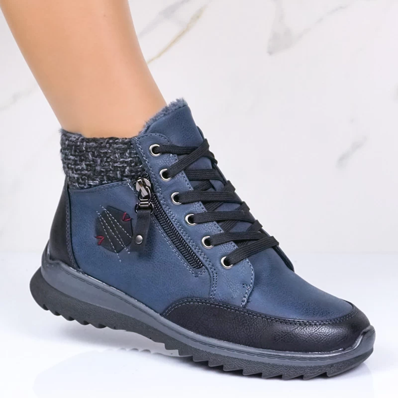 Casual ženski škornji 9823-11 Blue