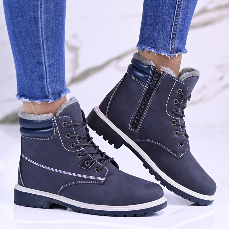 Casual ženski škornji B3109-3 Blue