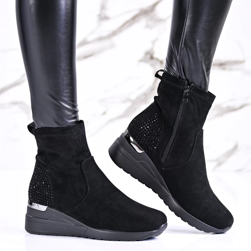 Ženski škornji B4152-1 Black