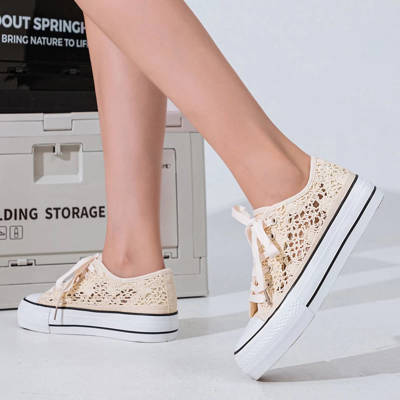 Sneakers D2315-3 Beige