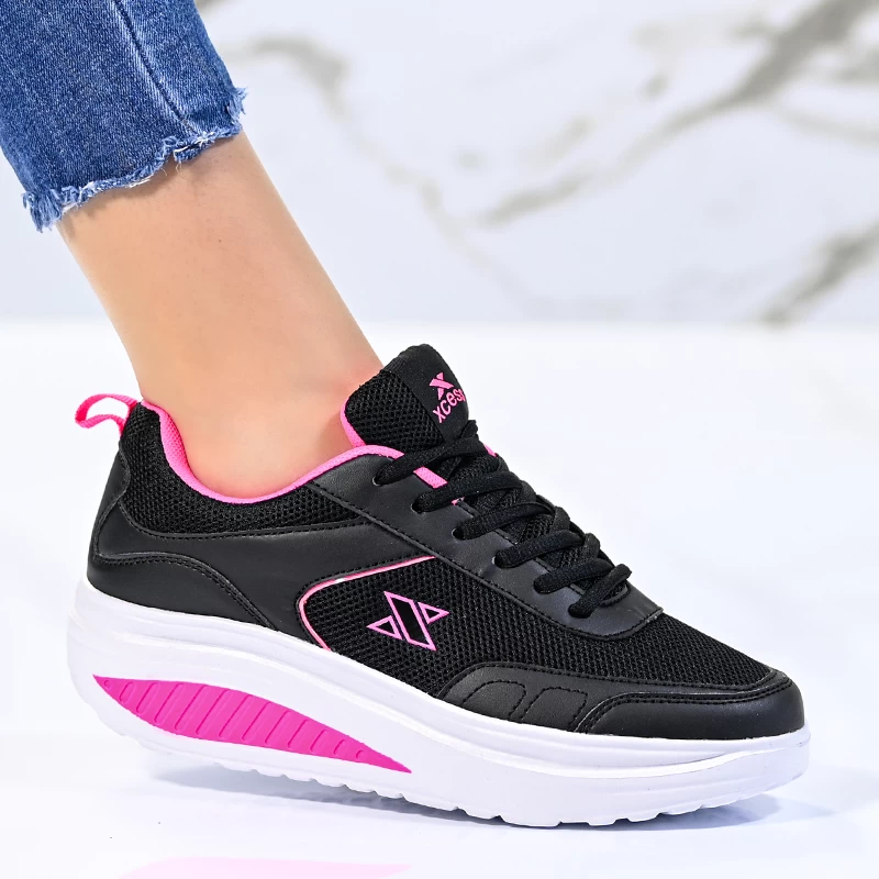 Športne superge D2165-5 Black/fuchsia