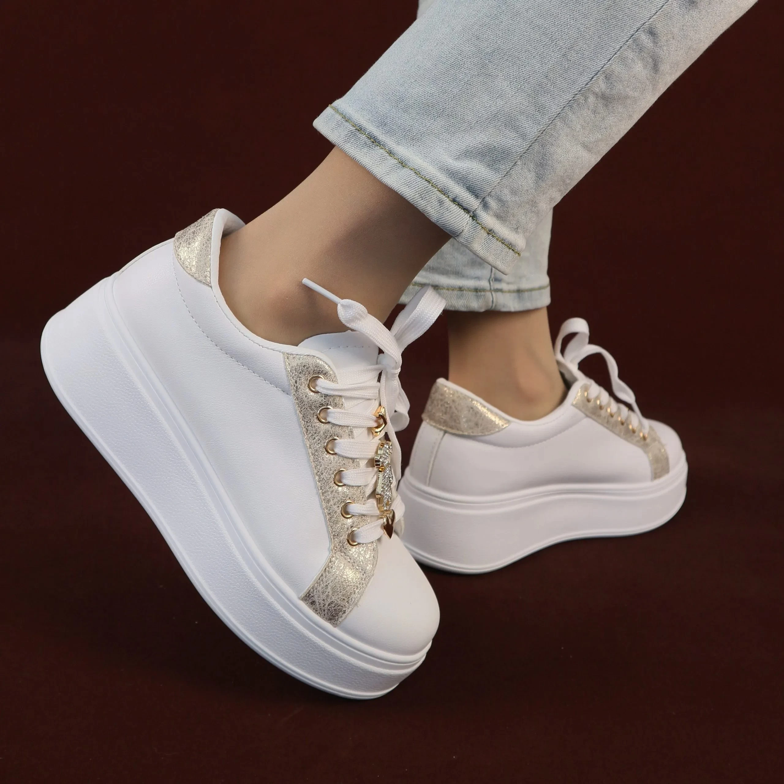 Sneakers D2416-2 White