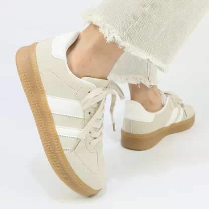 Sneakers D2406-3 Beige