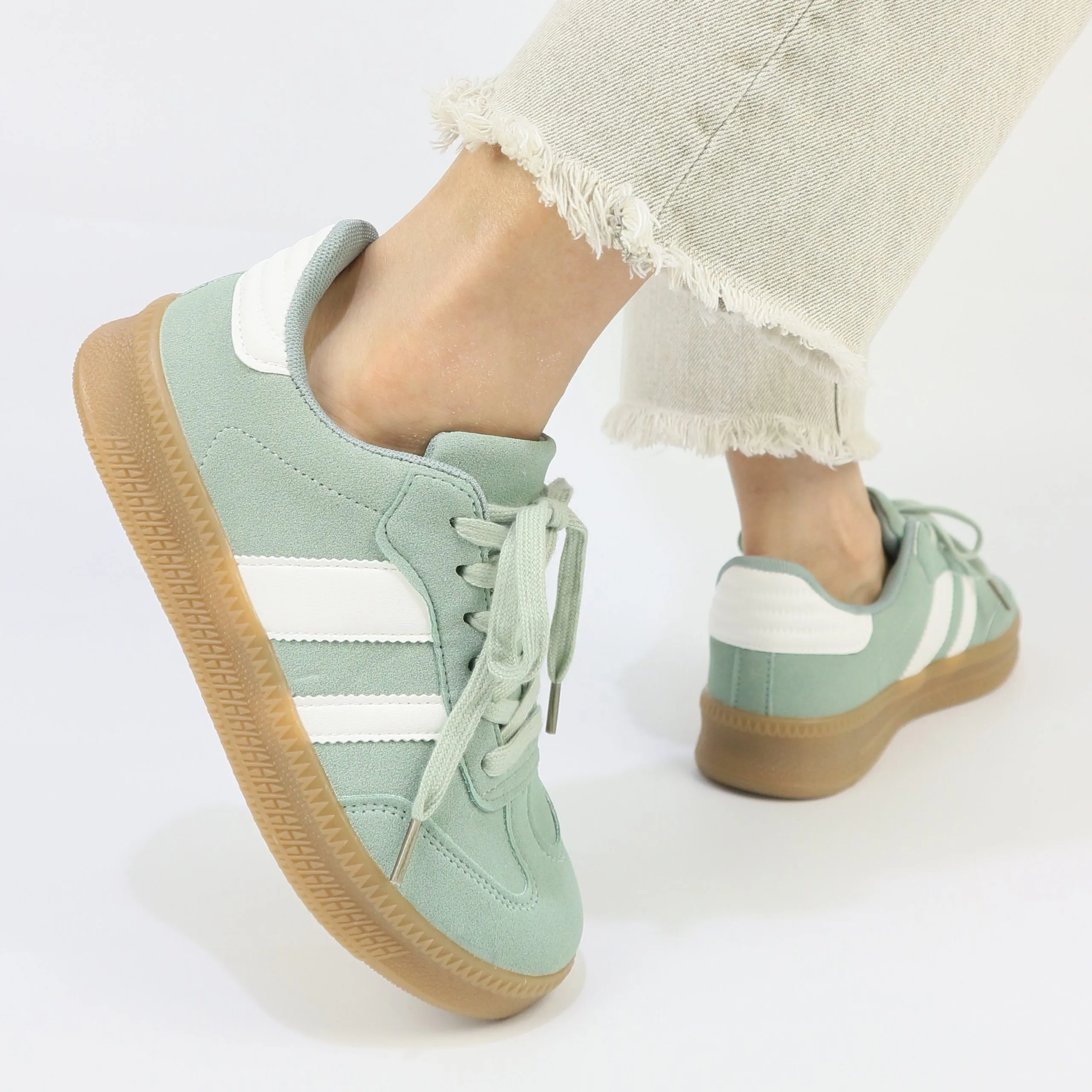 Sneakers D2406-4 Green