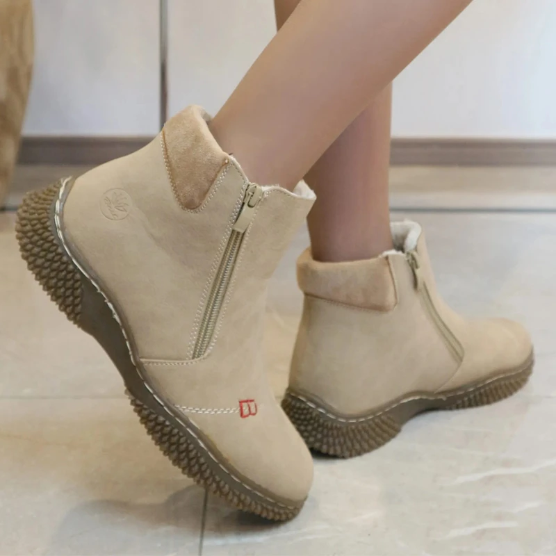 Casual ženski škornji B1079-2 Beige