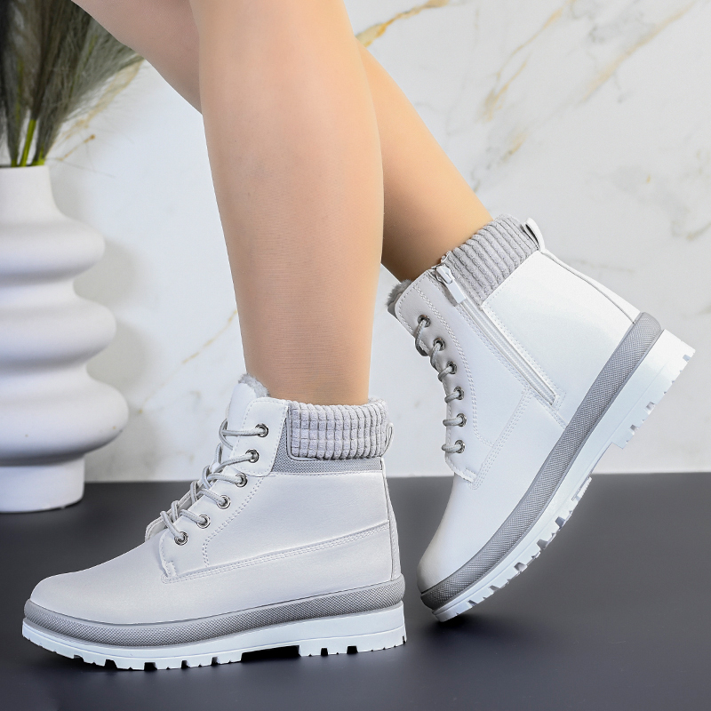 Casual ženski škornji B3126-2 White